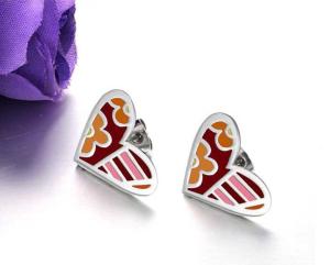 China Tagor Stainless Steel Jewelry Factory High Quality Fashion Earring Studs Earrings TYGE055 wholesale