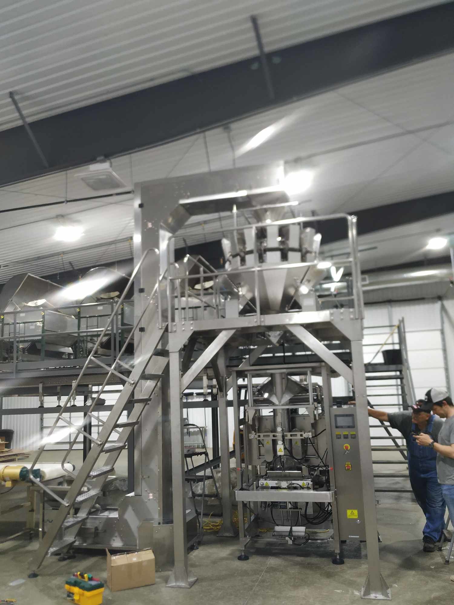 Nitrogen Snack 3KW Vertical Form Fill Seal Packaging Machine