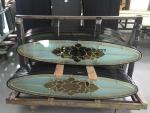 cheap decorative door glass