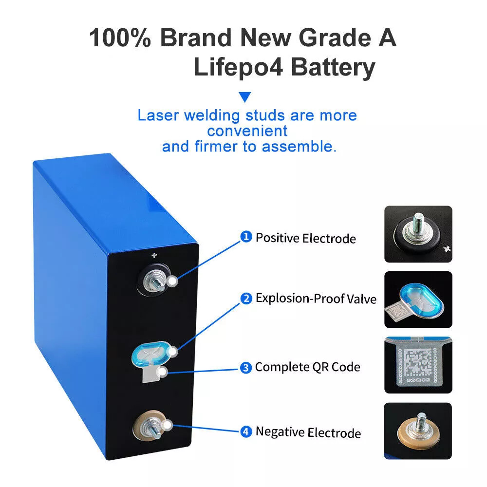 Smaller Volume 3.2 V Lifepo4 Lithium Battery 6000 Cycle 230AH Lifepo4 Rechargeable