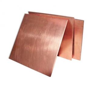 China 4mm C1100 Red Copper Sheet Good Mechanical Properties wholesale
