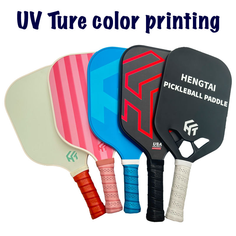 PP Honeycomb Core Glass Fiber Pickleball Paddle Custom With 110mm Handle Grip Circumference