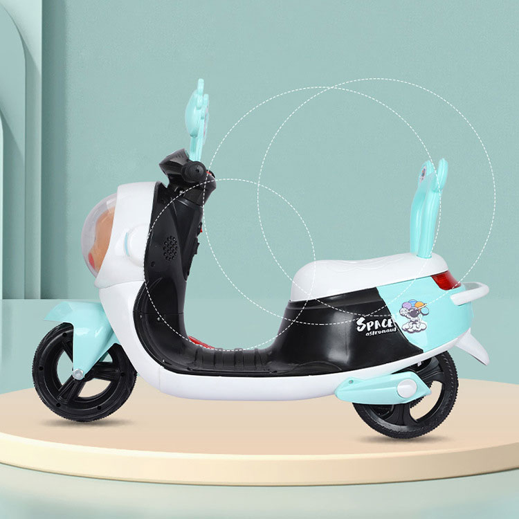 2-3Y Kids Ride On Truck Car Children's Cartoon Push and Racer LED Lights Max Weight 50lbs