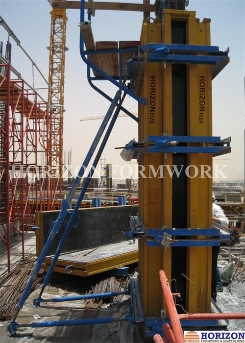 Encofrado columna, China encofrados, Concrete column formwork, construction formwork