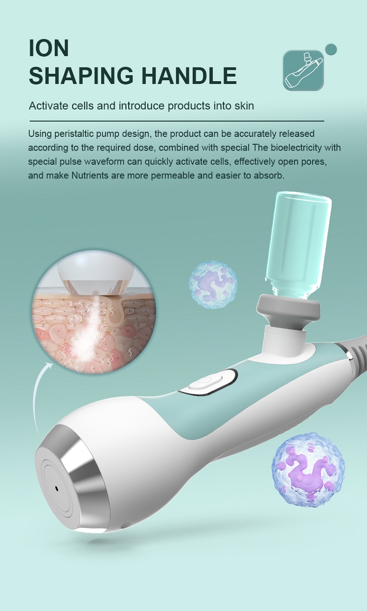 7 Handles Hydro Oxygen Facial Machine 9 In 1 Hydra Peel Facial Machine Deep Cleaning
