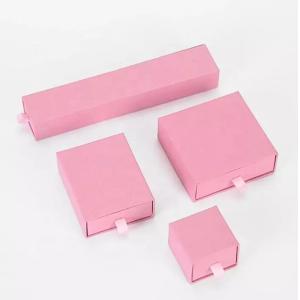 Necklace Bracelet Full Color Printed Boxes Paperboard Velvet Material