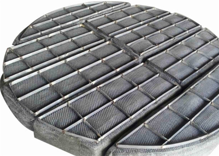 ISO Ss304 Knitted Wire Mesh Demister Pad For Gas Liquid Foam