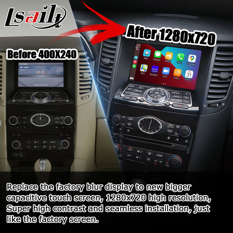 Infiniti FX35 FX50 FX37 FX QX70 IT06 HD screen upgrade with wireless carplay android auto