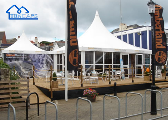 Aluminum Wedding Pagoda Beach Tent Waterproof PVC Cover Exhibitions Parties Pagoda Tent