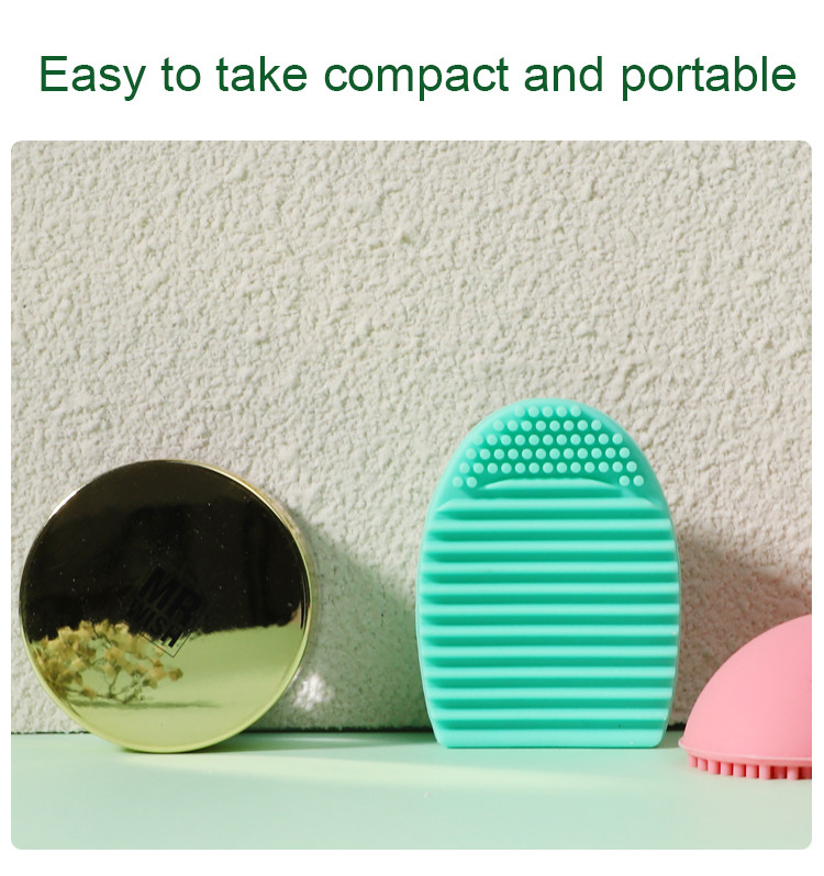 Silicone Eco Friendly Makeup Remover Pads Makeup Brush Cleaning Pad