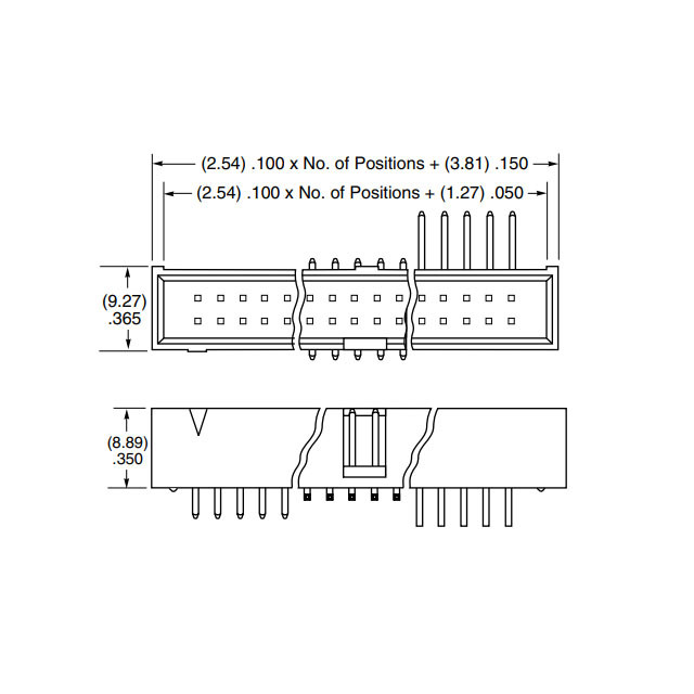 ZSS-120-02-S-D-515 DIP IC Sockets Through Hole Headers Wire Housings Samtec 2 Row