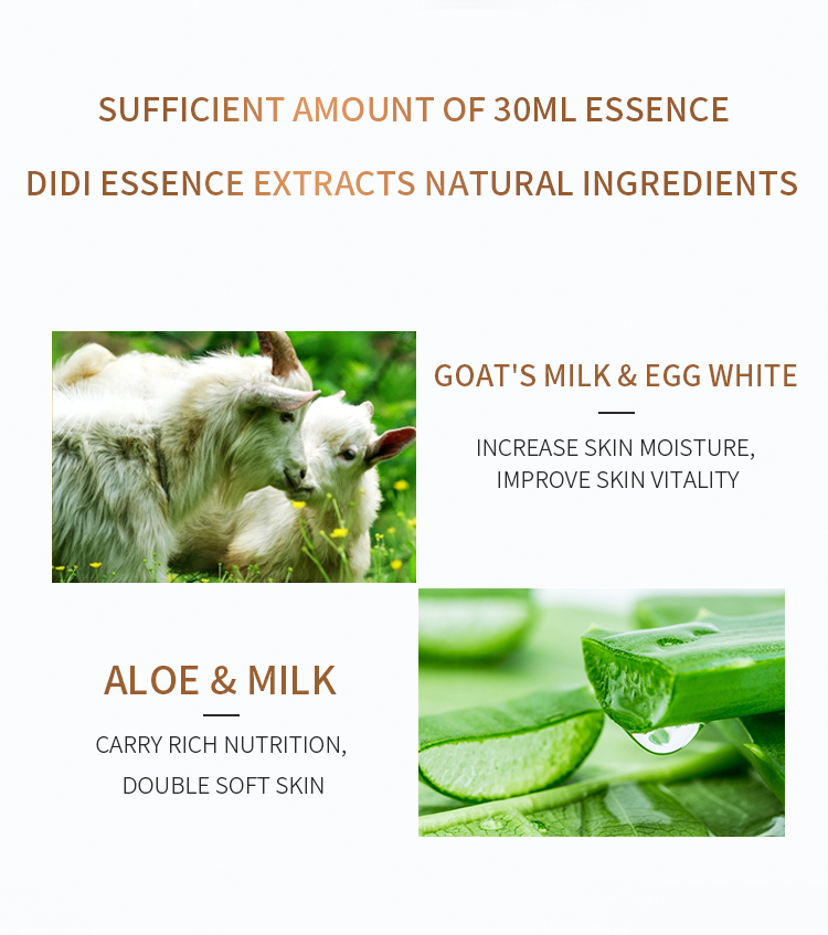 Korean Moisturize Hydrating Sheet Mask Collagen Goat Milk Sheet Mask