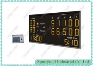 China Ultra Bright Electronic Tennis Scoreboard for Tennis Court with Shock Resistance wholesale