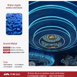 Water Ripple Hammered Color Decorative Stainless Steel Sheet Stainless Steel 304
