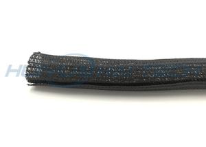 China High Flexible PET Self Wrapping Split Braided Sleeving Against Abrasion wholesale