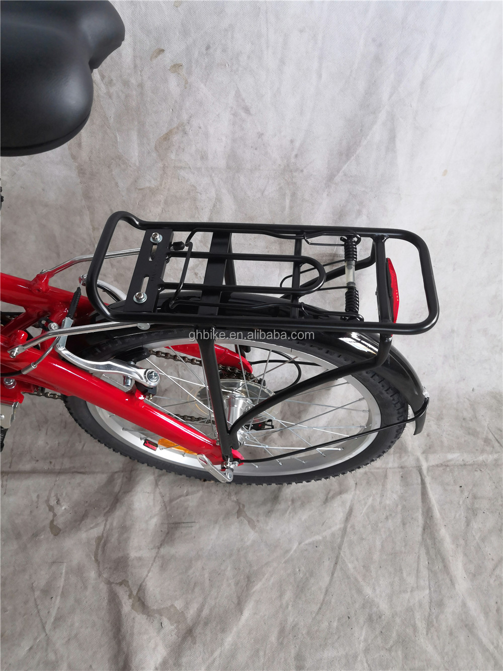 20 Inch Unisex Hybrid Folding Bike with 7 Gears and Aluminum V Brake Alloy Hub Quando