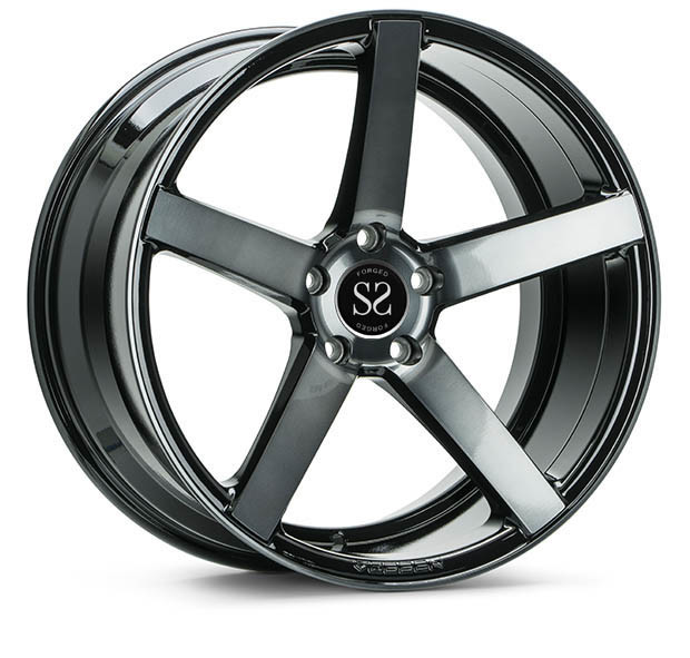 Car Rims 2PC Forged Alloy Wheels 20" For BMW X5 X6 Gun Metal Machined Face 20 Inch