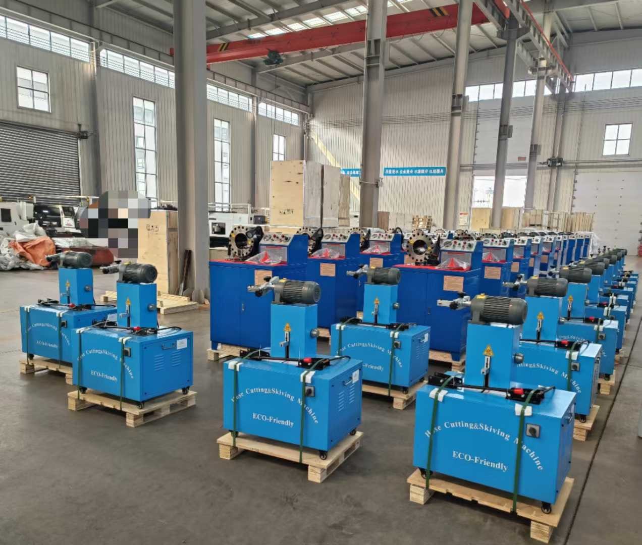High Performance Electric 2 Inch 6 Layers Hose Cutting And Skiving Machine With Blade Protective Cover