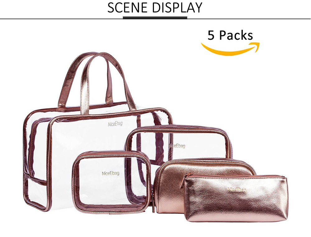 Lightweight Zipper Closure 5 In 1 Beach Tote Bag For Women