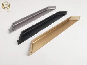 China Golden Color Cabinet Knob Edge Aluminum Profiles Handles wholesale