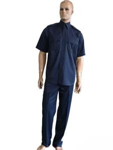 China Navy Blue Summer Military Uniform Set - 45% Wool Blend (Short Sleeve) wholesale
