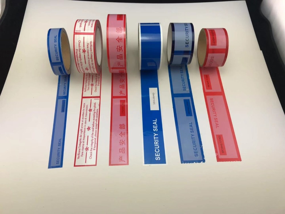 Void Open Tamper Seal Stickers Security High Adhesive