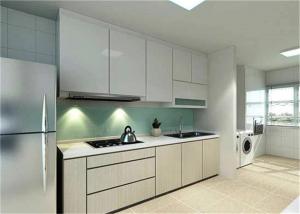 China Wall Mounted Melamine Kitchen Cupboards wholesale