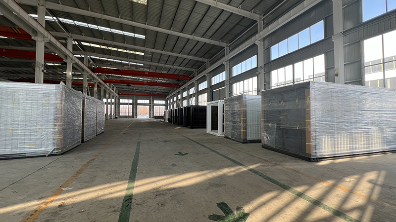 Grande expanding shipping container home factory