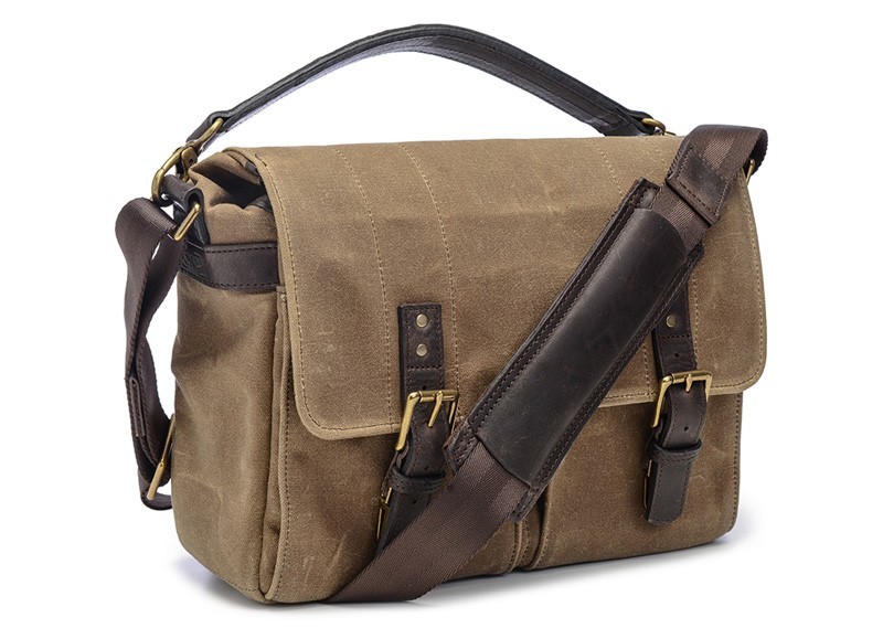 Waterproof Canvas Messenger Bag , Canvas Briefcase Messenger Bag 12.2" X 11" X 5.1" Cm