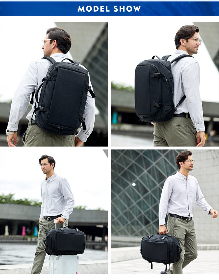 20-35L Waterproof Travel Laptop Backpack With Charger OEM ODM