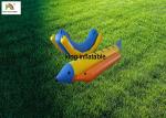 0.9mm PVC Tarpaulin Inflatable Banana Boat / Water Inflatable Banana Raft For