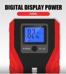 12V Portable Car Battery Jump Starter Auto Power Supply Bank 10000mAh Battery