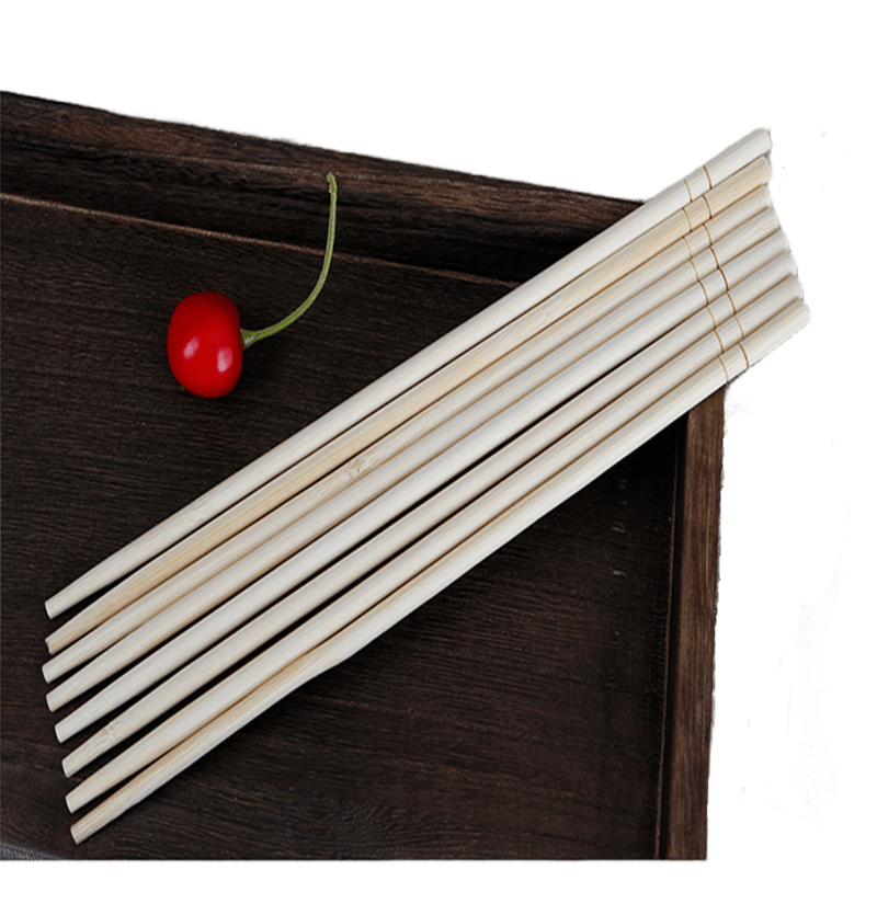 100% Natural Boutique Round Stick Disposable Bamboo Chopsticks for Household/Restaurant/Hotel Stocked and Full Wrap
