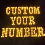 Stainless Steel Mini Wedding LED Marquee Letters Light for Home Decor Party in
