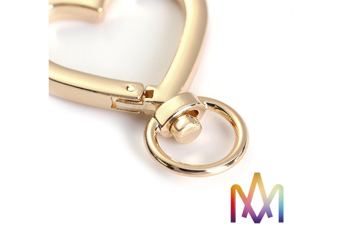 Antifatigue Zinc Alloy Heart Shaped Keychain Personalized