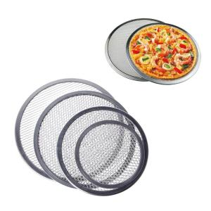 China Food Grade Wire Mesh Filter Disc , Stainless Steel / Aluminum Pizza Screen wholesale