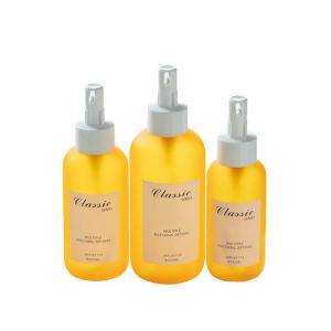 China White Oil Cosmetic Bottle 150ml 200ml 300ml Gold Shoulder Perfume Oil Bottle wholesale