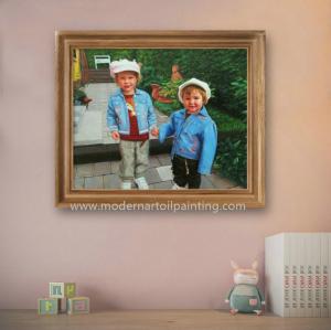 China Wall Art Bedroom Decor Oil Painting Family Portrait On Canvas wholesale