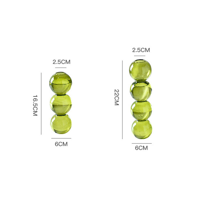 Logo Printing Decorative Laminated Ball Glass Vases