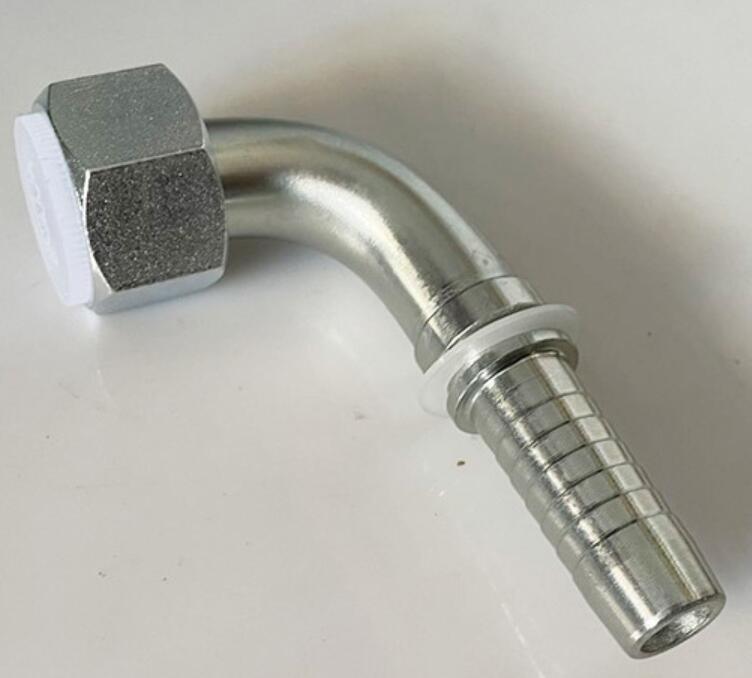 20491 90 Degree Bend Metric Female 24 Degree Cone O-Ring L. T. Hydraulic Hose Fitting 20491