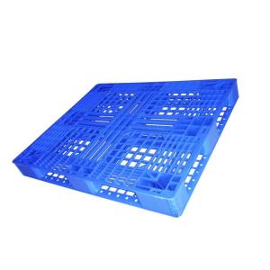 China Corrosion Resistant Grid Surface HDPE Plastic Pallets Blue 1200*1000mm wholesale