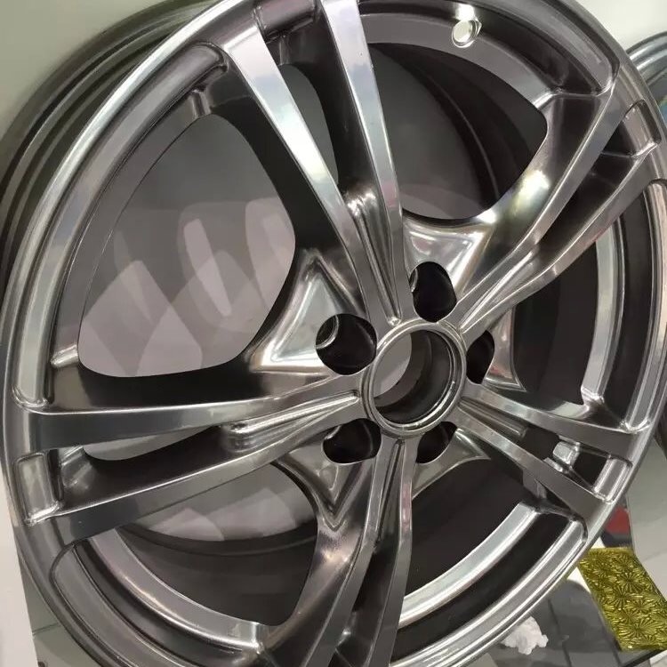 Smooth Surface Car Wheel Auto Parts Spray Chrome Plating