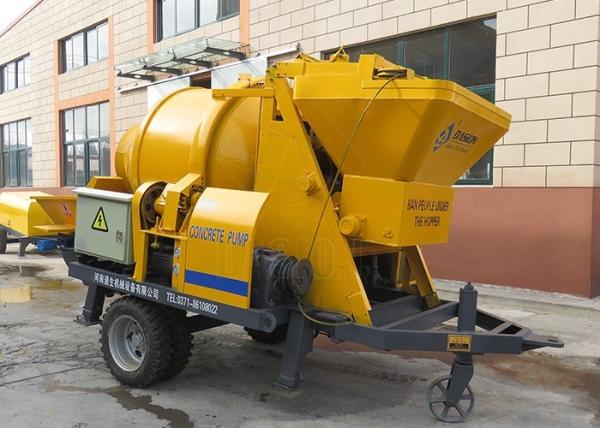 Mobile Hydraulic Beton Plaster Mixer Pump Mini Building Construction Equipments