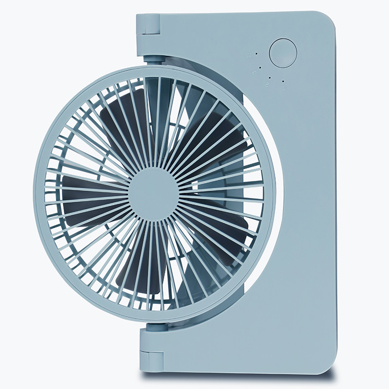 Push Button Switch Design USB Rechargeable Mini Fan Flexible For Garage