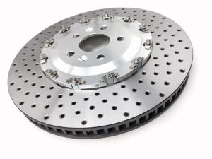 China 21in Wheel Drilled Perforated Brake Disc 405*34mm Grey Cast Iron HT250 wholesale
