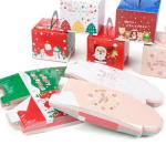 Christmas Cake Varnishing Custom Food Packaging Boxes With Window