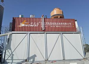 China Containerized Concrete Cooling System Ice Making Plant 30T wholesale