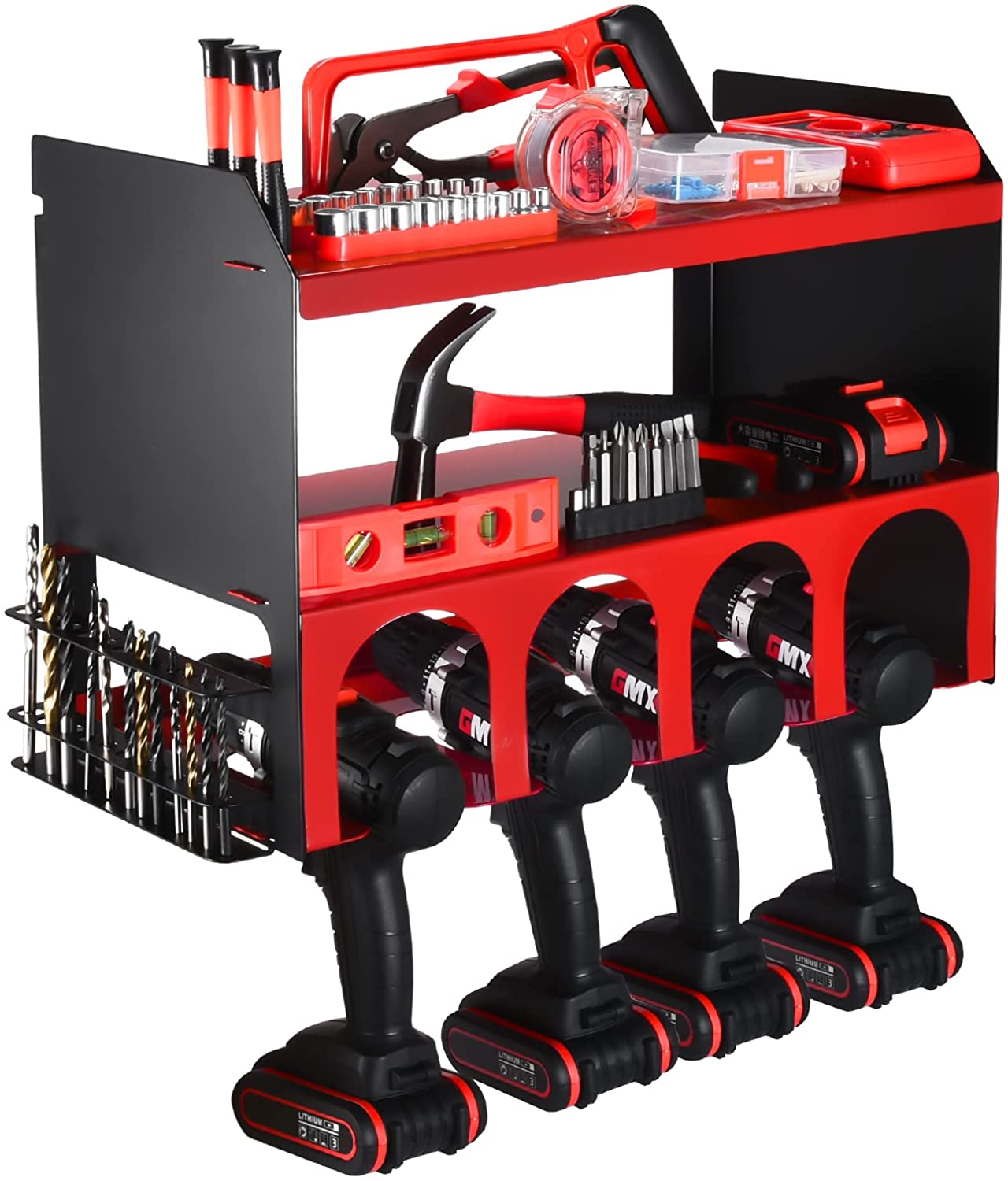Carved Power Tool Rack The Ultimate Space-Saving Solution for Your Garage