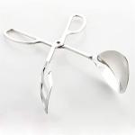 Polished Stainless Steel Salad Tongs Toxinfree For Multiapplication