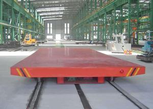China Steel Motorized Transfer Cart For Factory / Warehouse Cargo Transportation wholesale